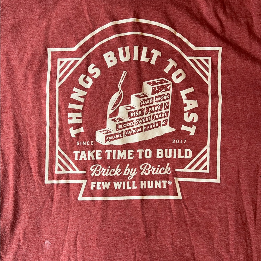 FEW WILL HUNT - Brick by Brick Tee Shirt